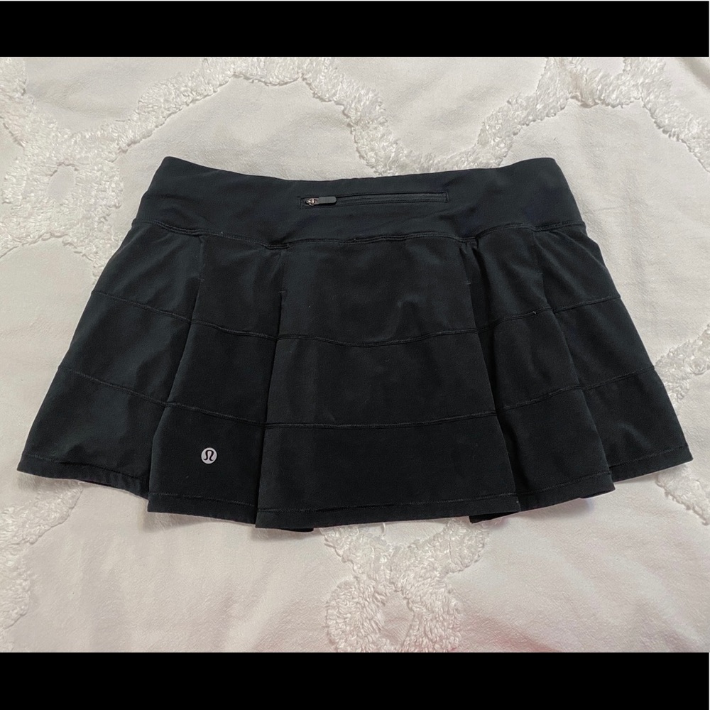 Lululemon Pace Rival Skirt - Black - Size 8